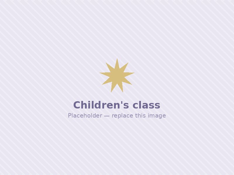 Children in a Bahá'í children's class